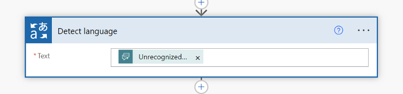 Figure 13: Create Detect Language Node