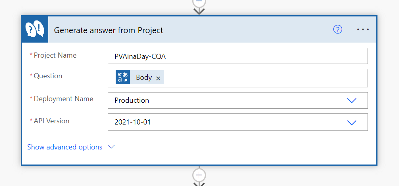 Figure 17: Generate Answers from Project