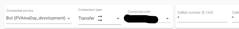 Figure 0.5: configure routing "transfer"