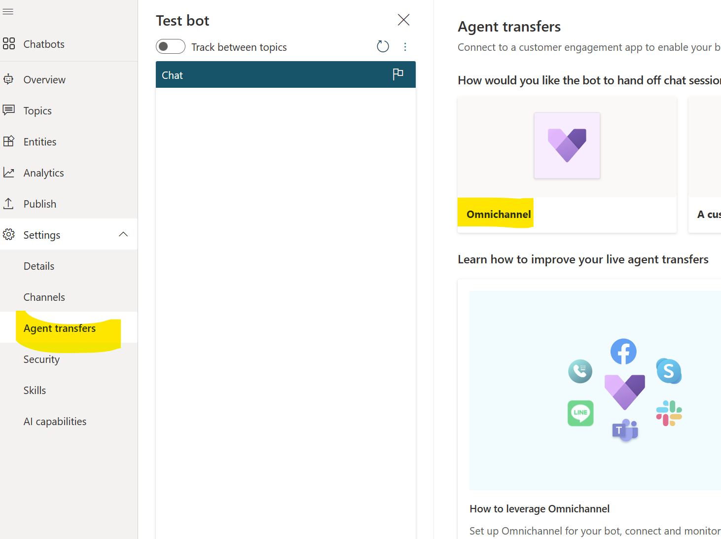 Figure 4: Configure Omnichannel